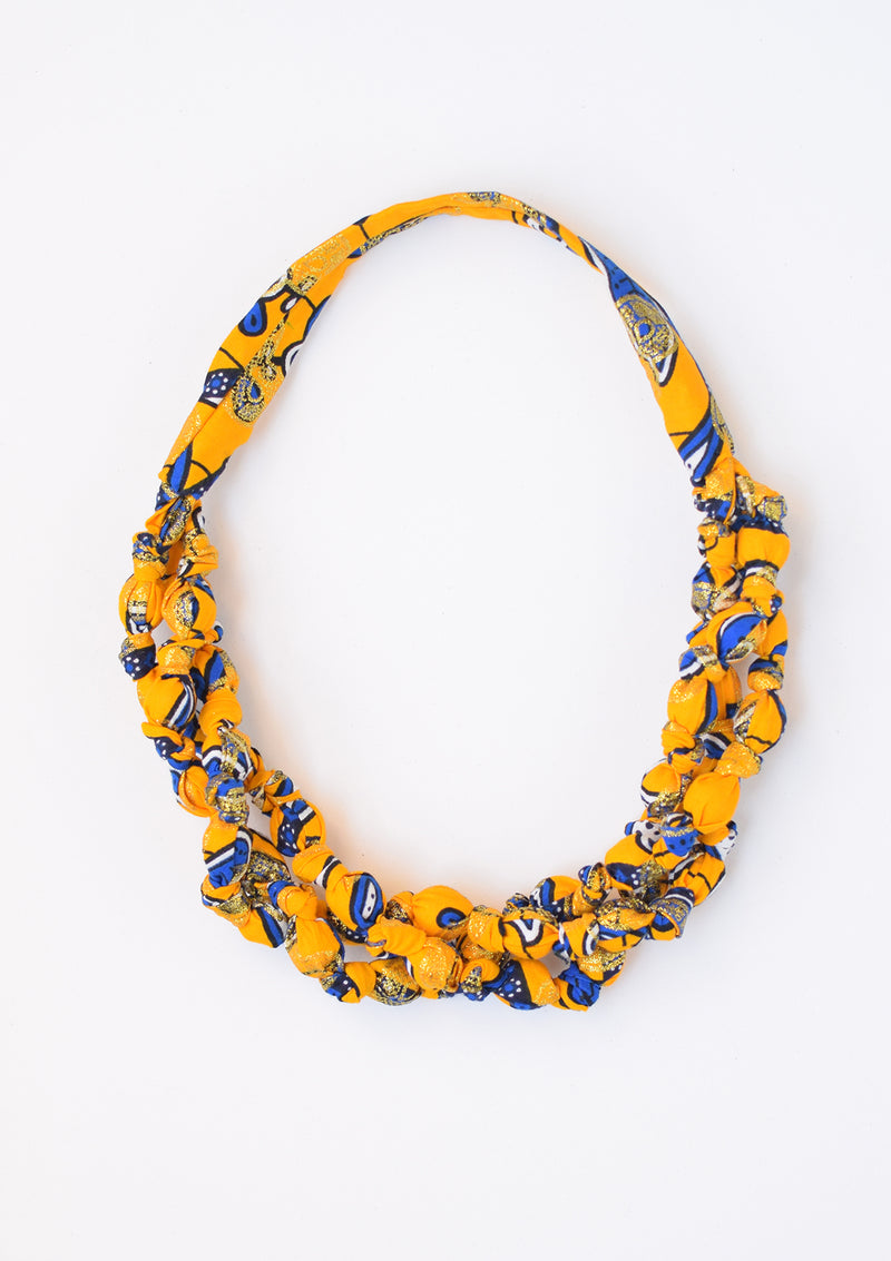 Cora & Lea-Women-Accessories, necklace-Diadema Je t'aime moi non plus. African Wax-Print, available in various prints. 