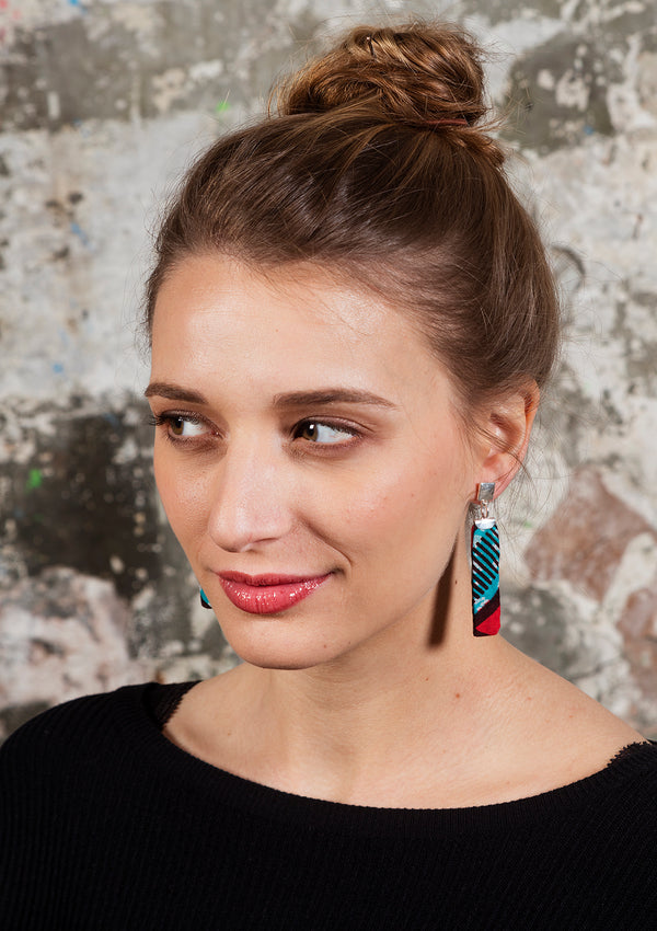 Coraylea-Women-Accessories, Earrings Blue Miles, available in different patterns