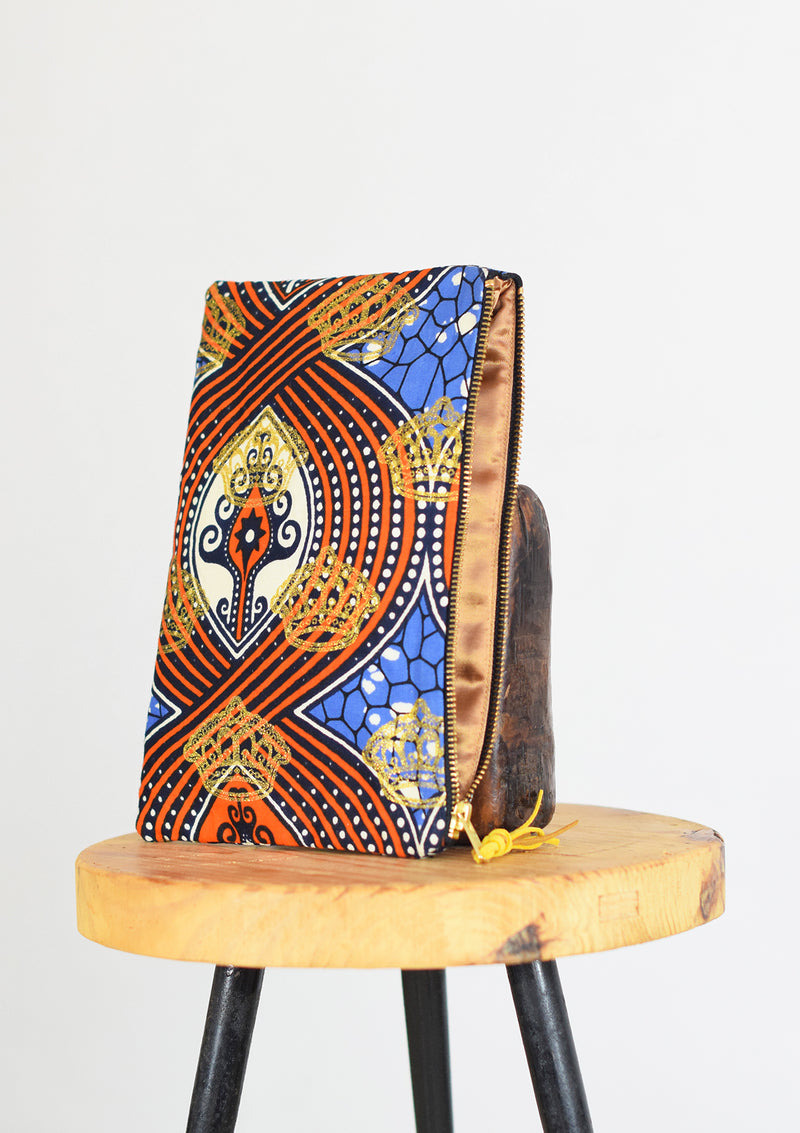 Cora & Lea - Mujer - accesorios, clutch Satisfaction. African Wax-Print, varios estampados. 